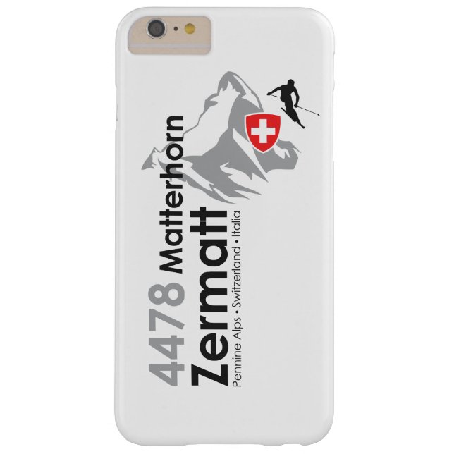 Capa Para iPhone, Case-Mate Esqui de Matterhorn-Zermatt (Verso)