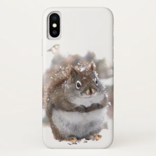 Capa Para iPhone Da Case-Mate Esquilo Branco Escuro Branco Branco X Caso
