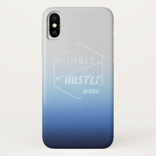 Capa Para iPhone X Estada humilde e duro da convicção