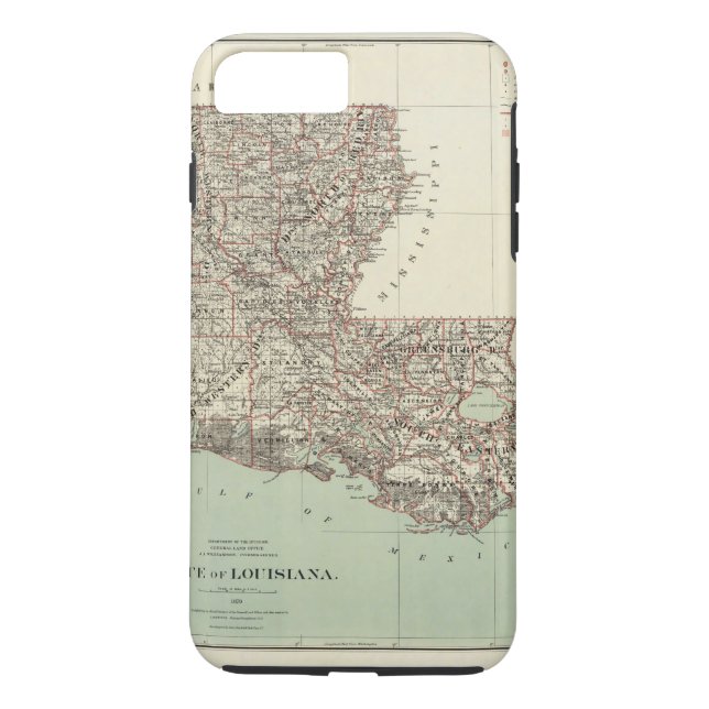Capa Para iPhone, Case-Mate Estado de Louisiana (Verso)