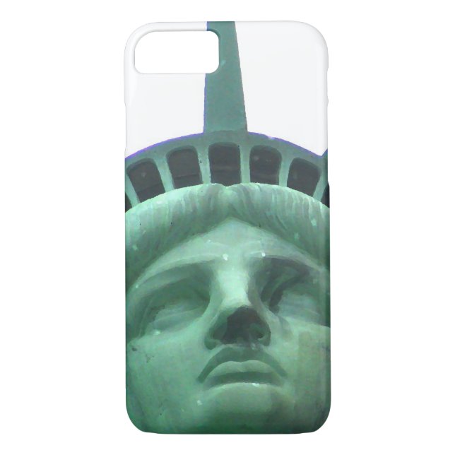 Capa Para iPhone, Case-Mate Estátua da Liberdade Fechar iPhone 7 Caso (Verso)