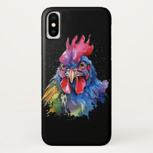 Capa Para iPhone Da Case-Mate Estilo de Aquarela de Galinha do País Rooster