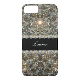 Capa Para iPhone Da Case-Mate Estilo de Bling do monograma