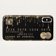 Estilo de Cartão de Crédito de Drives Dourados