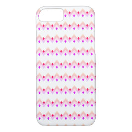 Capa iPhone 8/ 7 Estilo de Deco de Ângulos Padrão iPhone 8/7 rosa P