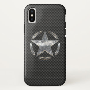 Capa Para iPhone Da Case-Mate Estilo de Fibra de Carbono Decal de Estêncil Estel
