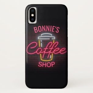 Capa Para iPhone Da Case-Mate Estilo de Neon de NOME Personalizado Compro de Caf