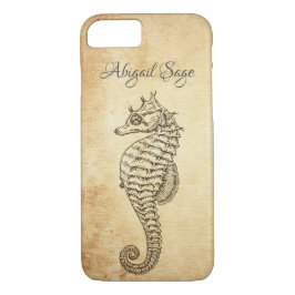 Capa iPhone 8/ 7 Estilo de Vintage Personalizado Costeiro do Oceano