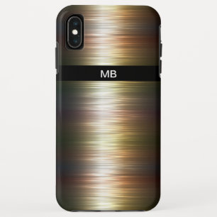 Capa Para iPhone Da Case-Mate Estilo Dourado colorido do monograma do metal