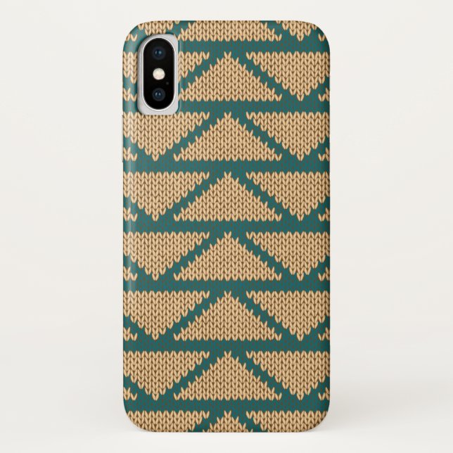 Capa Para iPhone, Case-Mate Estilo étnico teste padrão feito malha (Verso)