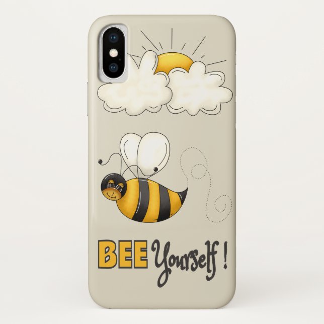 Capa Para iPhone, Case-Mate Estojo Bee Case-Mate Barely There para iPhone X (Verso)