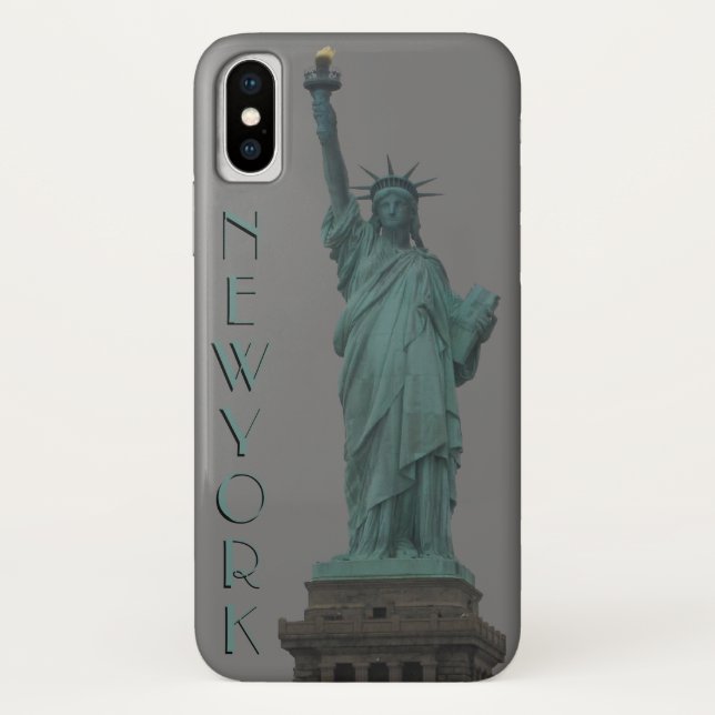 Capa Para iPhone, Case-Mate Estojo de iPhone de Nova York Estátua da Liberdade (Verso)