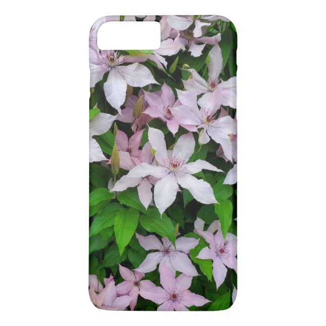 Capa Para iPhone, Case-Mate Estojo de Telefone Floral Clematite Rosa (Verso)