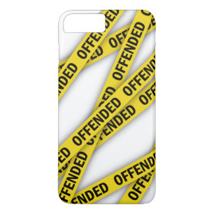 Capa iPhone 8 Plus/7 Plus Estou ofendido que a fita policial não atravesse