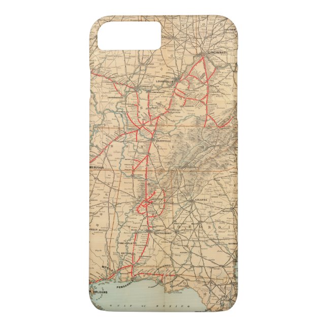Capa Para iPhone, Case-Mate Estrada de ferro de Louisville e de Nashville (Verso)