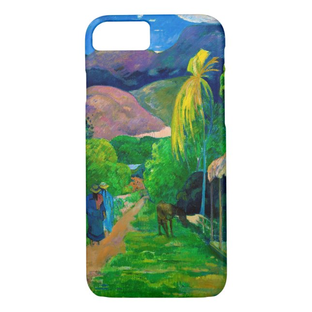 Capa Para iPhone, Case-Mate Estrada no Taiti, Gauguin (Verso)