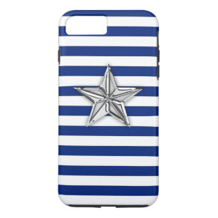 Capa Para iPhone Da Case-Mate Estrela de Prata em Stripes