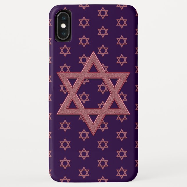 Capa Para iPhone, Case-Mate Estrela Rosa de David Seamless (Verso)