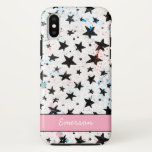 Capa Para iPhone Da Case-Mate estrelas e padrão de astronomia espacial divertida<br><div class="desc">Esta divertida design de espaço ousado é uma maneira excelente de iluminar seu dia. Com padrão de constelações,  estrelas e galáxias,  disponível em uma variedade de produtos,  excelente como presente.</div>