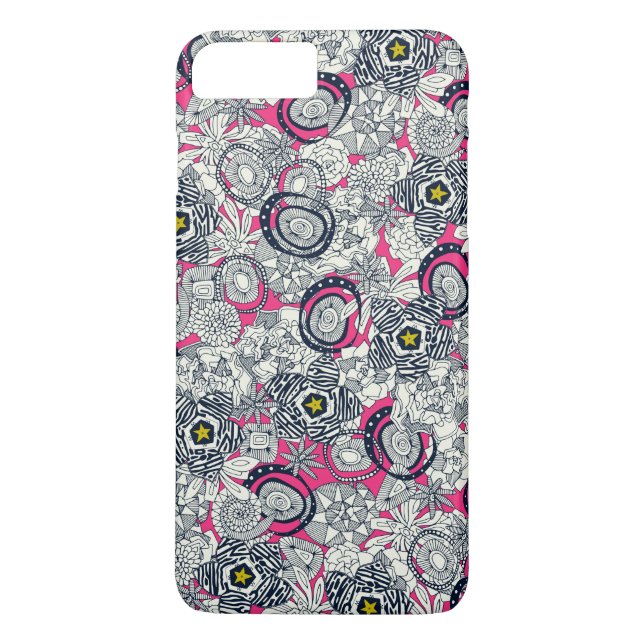 Capa Para iPhone, Case-Mate estrelinha-de-fúria-rosa-suculenta (Verso)