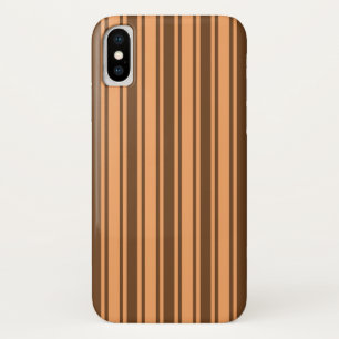 Capa Para iPhone Da Case-Mate Estrias de doces castanhos retrorreflectores da dé