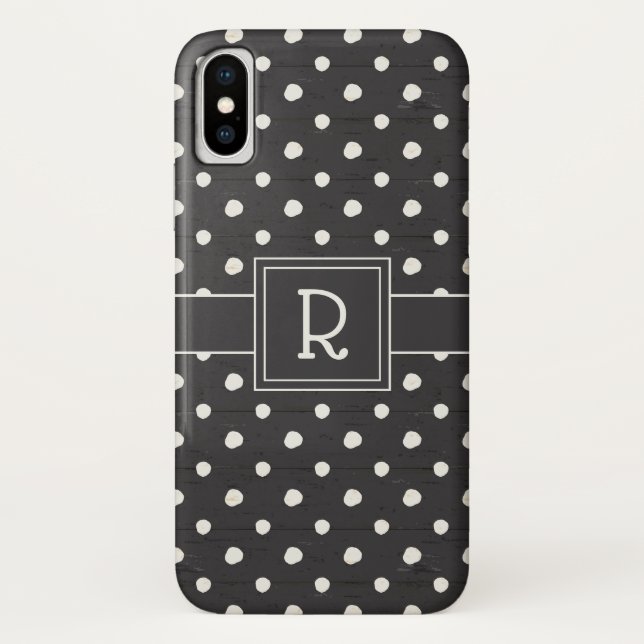 Capa Para iPhone, Case-Mate Etapa simples uma dos sinais do monograma | (Verso)