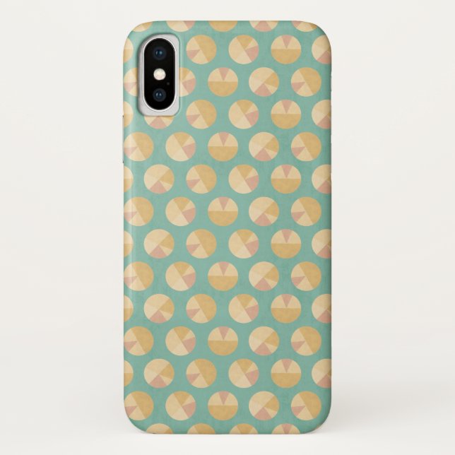 Capa Para iPhone, Case-Mate Etapa teste padrão alaranjado & verde de | de Geo (Verso)
