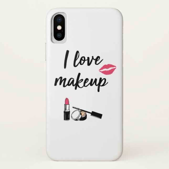 Capa Para iPhone, Case-Mate Eu amo a composição (Verso)