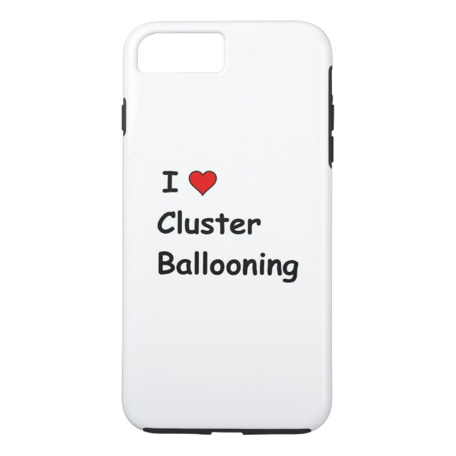 Capa Para iPhone, Case-Mate Eu Amo Balonagem de Cluster (Verso)