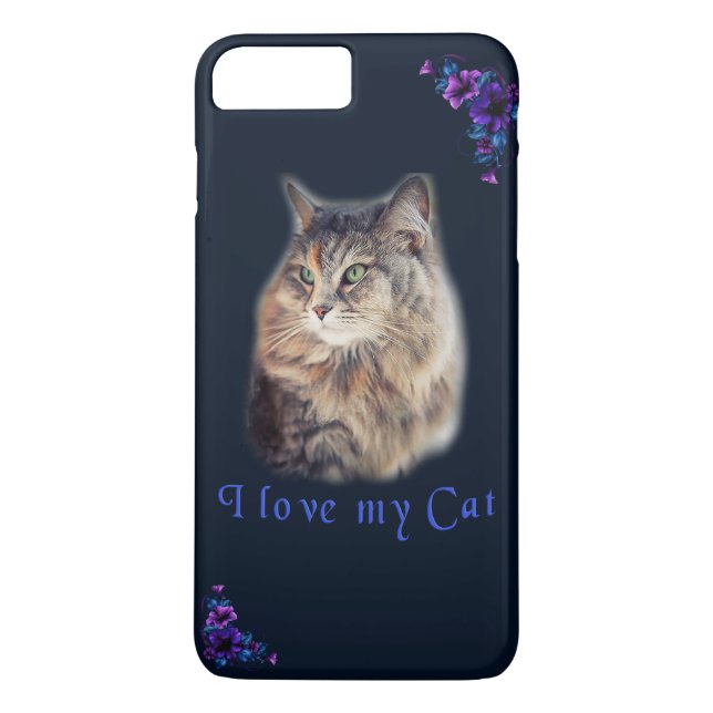 Capa Para iPhone, Case-Mate Eu amo meu gato (Verso)