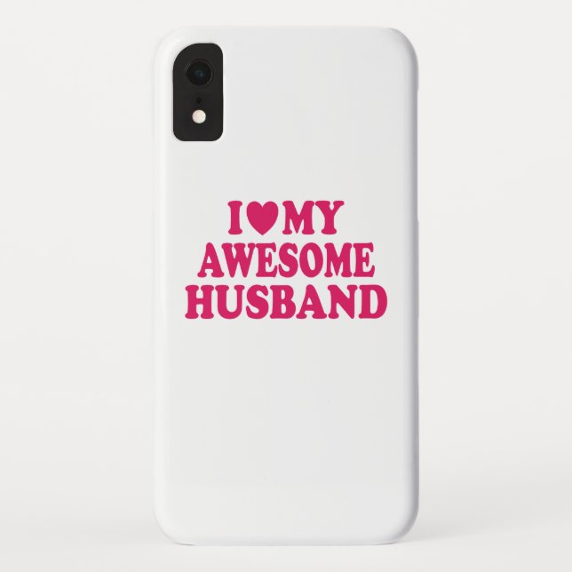 Capa Para iPhone, Case-Mate Eu Amo Meu Incrível Marido (Verso)