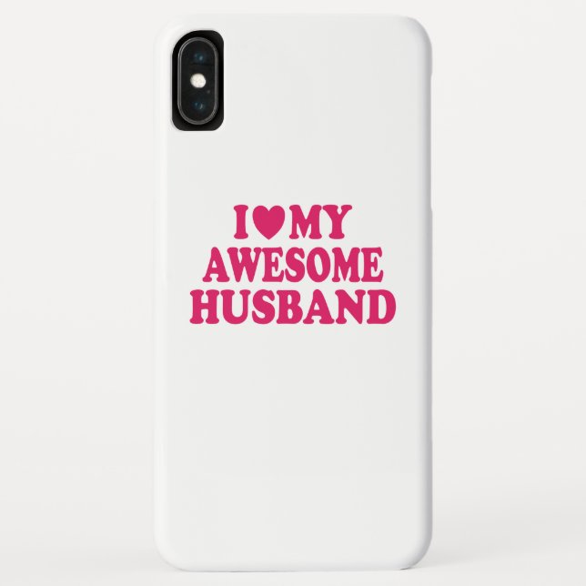 Capa Para iPhone, Case-Mate Eu Amo Meu Incrível Marido (Verso)