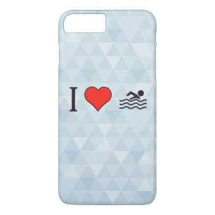Capa Para iPhone Da Case-Mate Eu amo nadar
