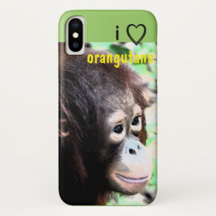 Capa Para iPhone Da Case-Mate Eu Amo Orangutanos