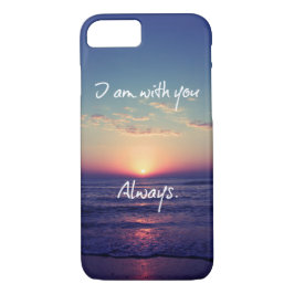 Capa Para iPhone Da Case-Mate Eu estou com você sempre Bíblia Verso