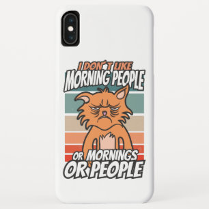 Capa Para iPhone Da Case-Mate Eu não gosto de pessoas matinais ou manhãs ou pess