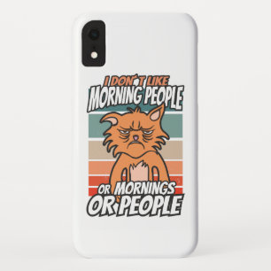 Capa Para iPhone Da Case-Mate Eu não gosto de pessoas matinais ou manhãs ou pess