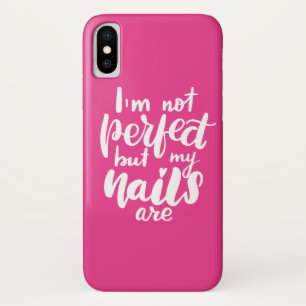 Capa Para iPhone Da Case-Mate Eu não sou perfeito mas minhas unhas são