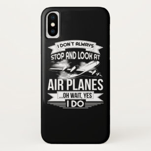 Capa Para iPhone Da Case-Mate Eu nem sempre paro e olho para aviões