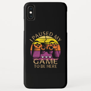 Capa Para iPhone Da Case-Mate Eu Pausar Meu Jogo Para Estar Aqui