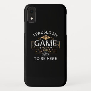 Capa Para iPhone Da Case-Mate Eu Pausar Meu Jogo Para Estar Aqui