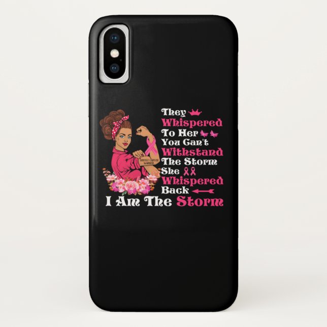 Capa Para iPhone, Case-Mate Eu sou a tempestade Mulheres fortes guerreiros Can (Verso)