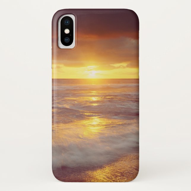 Capa Para iPhone, Case-Mate EUA, Califórnia, San Diego. Praia Sunset Cliffs (Verso)