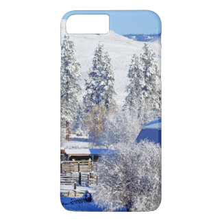 Capa iPhone 8 Plus/7 Plus EUA, Washington, Methow Valley, Celeiros em