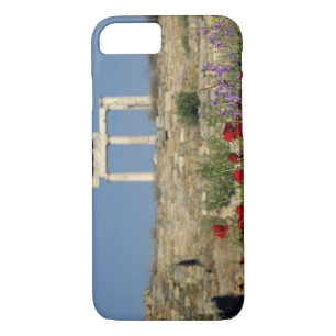 Capa iPhone 8/ 7 Europa, Grécia, Cíclades, Delos. Ruínas de coluna.