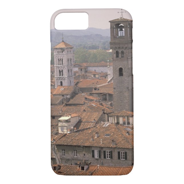 Capa Para iPhone, Case-Mate Europa, Itália, Toscana, Lucca, Cidade panorama (Verso)
