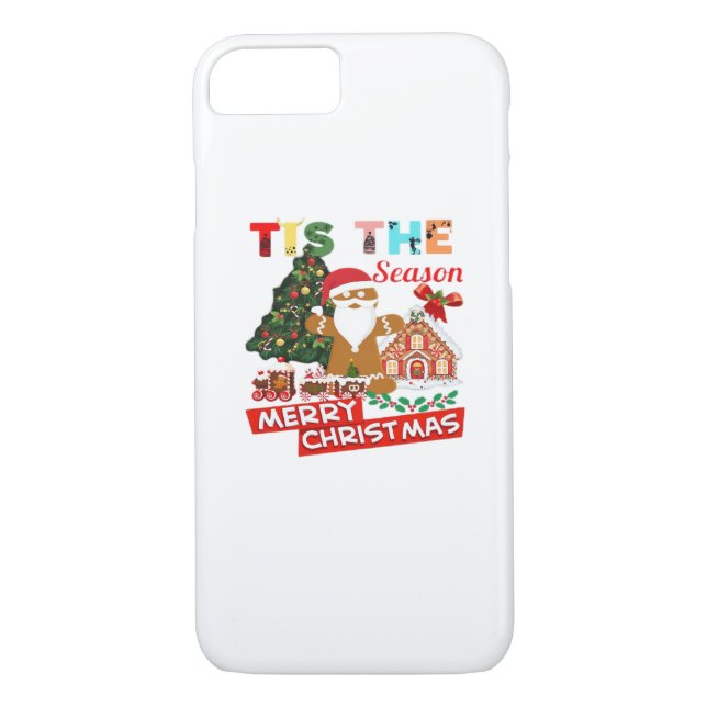 Capa Para iPhone, Case-Mate Everyone Loves A At Christmas Christmas Santas Com (Verso)