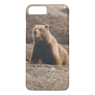 Capa iPhone 8 Plus/7 Plus Excelente Alaska Tundra Grizzly Sow Bear Telefone 