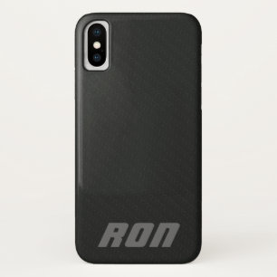 Capa Para iPhone Da Case-Mate Exemplo de iPhone X de Fibra de Carbono Simulada a