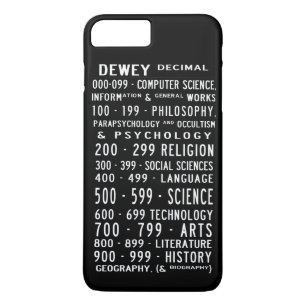 Capa iPhone 8 Plus/7 Plus Exemplo decimal de Dewey Busroll - condensado